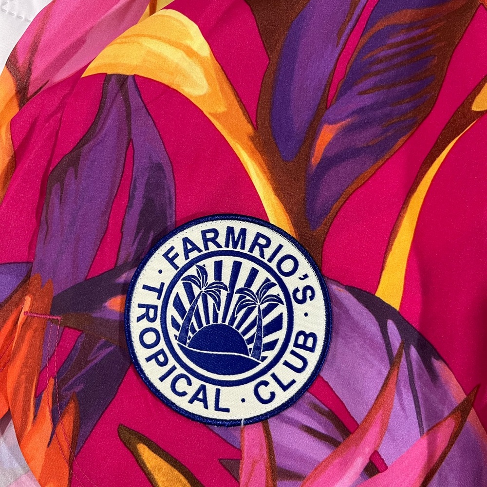 Adidas x Farm Rio Tropical Club Print Running Shorts NWT Women’s Small - Picture 3 of 11